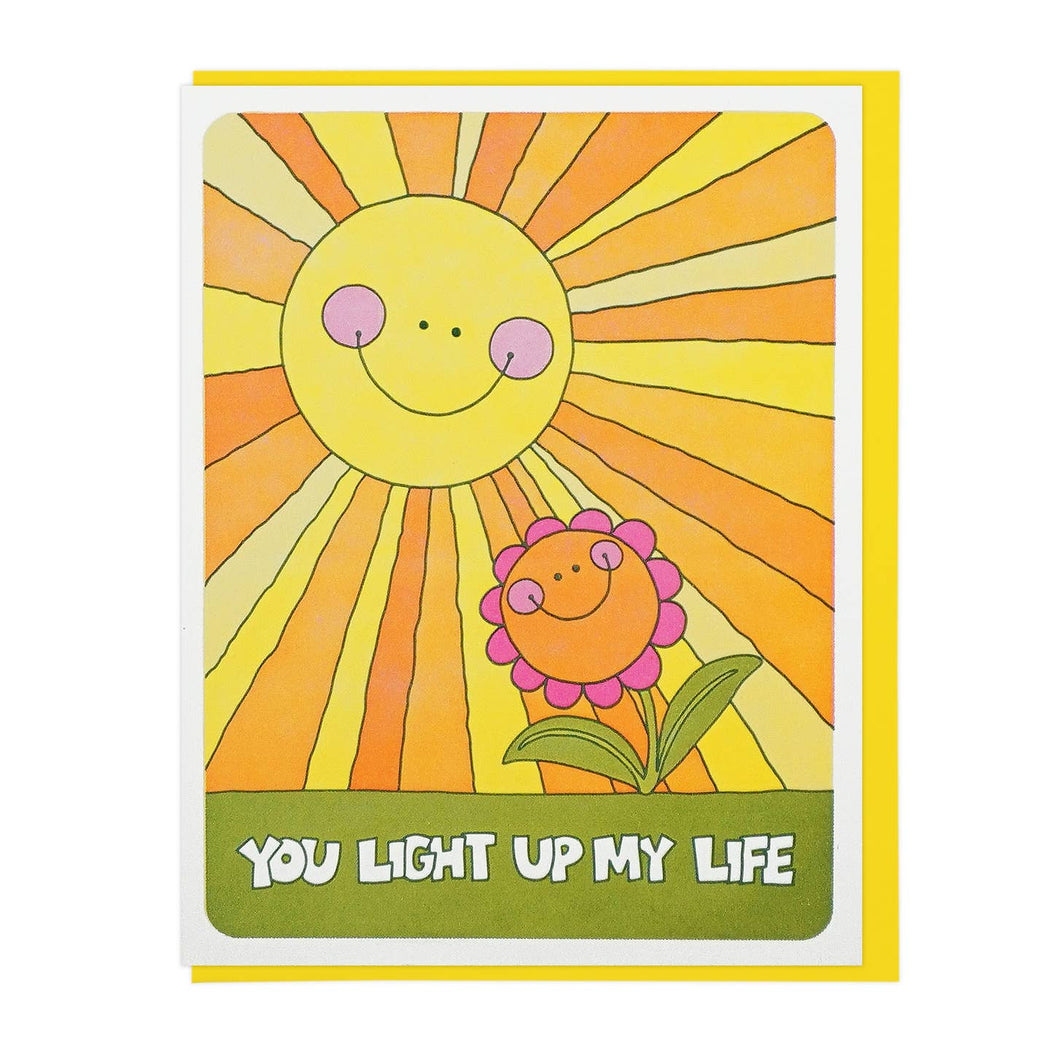 You Light Up My Life Card