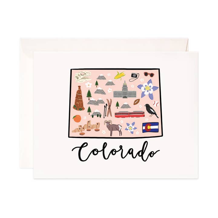 Colorado Map Card