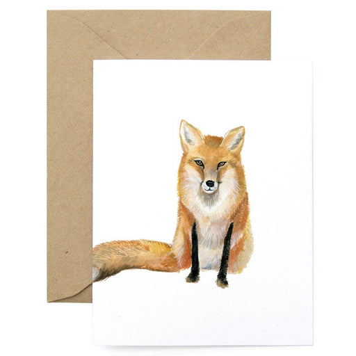 Fox Stare Blank Card