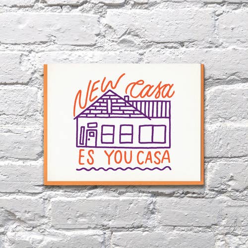 New Casa Es Su Casa Spanglish New Home Card