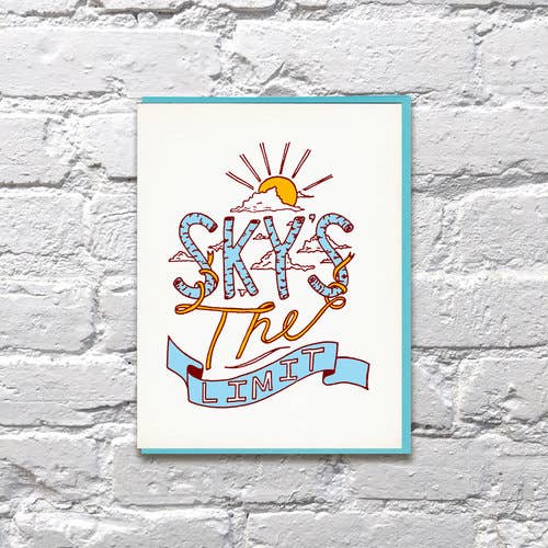 Skys the Limit Encouragement Card