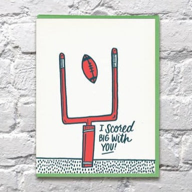 Scored Big With You Football Card