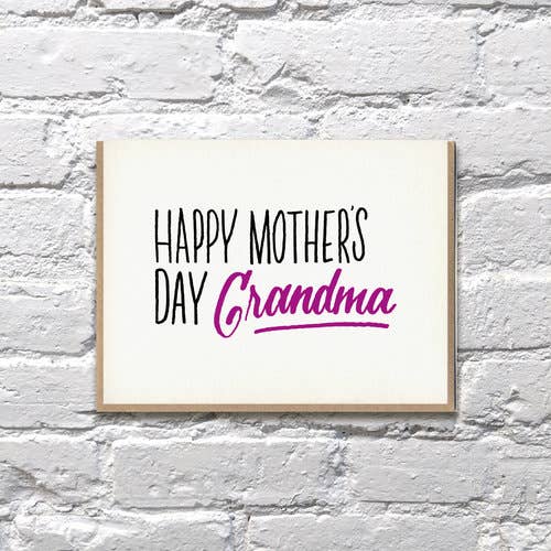 Grandma Mothers Day Card