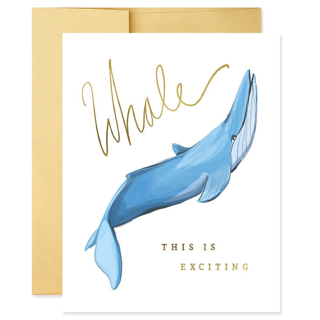 Whale This Is Exciting Card