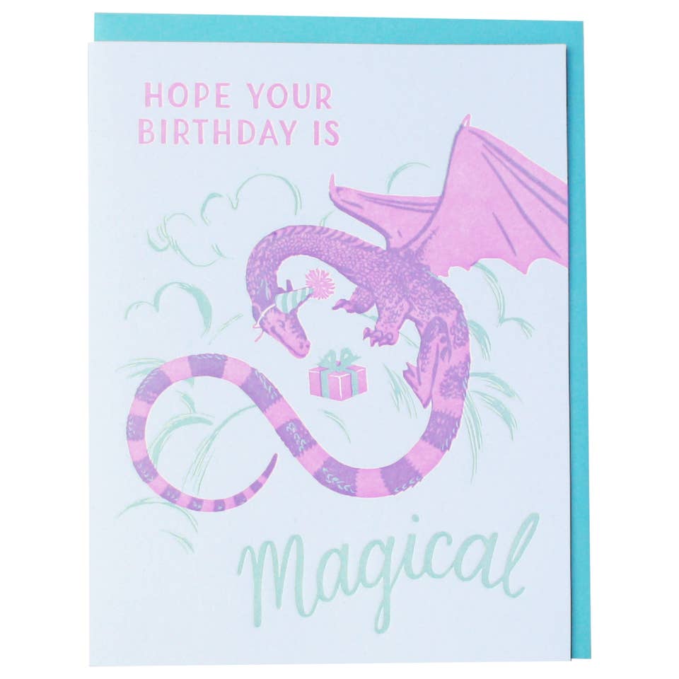 Dragon Hope Birthday is Magical Card