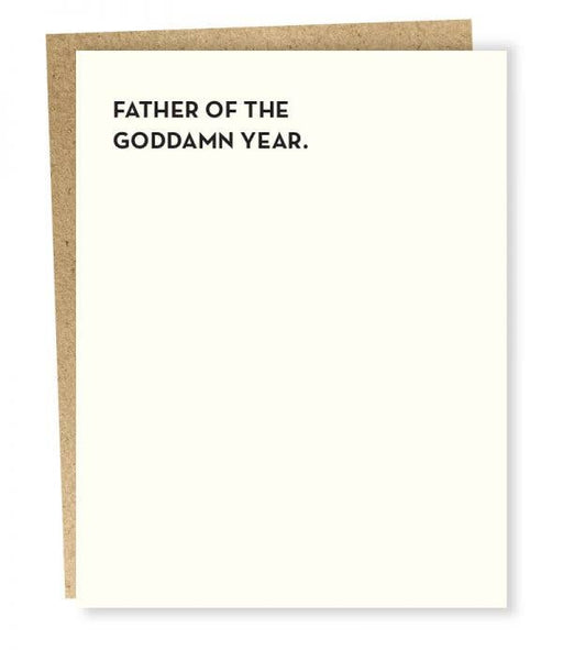 SP #936: Father of the Goddamn Year  Card