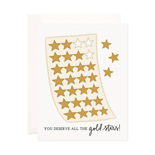 Deserve All the Gold Stars Card