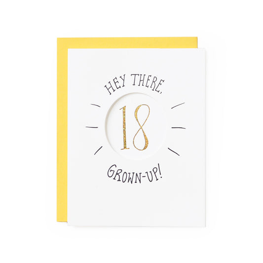 18 Hey There Grown Up Birthday Card