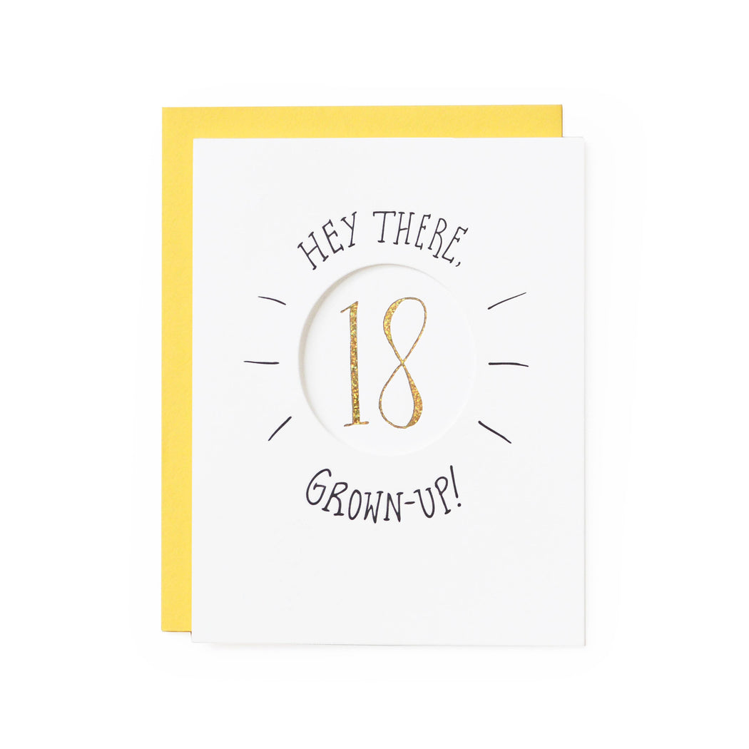 18 Hey There Grown Up Birthday Card