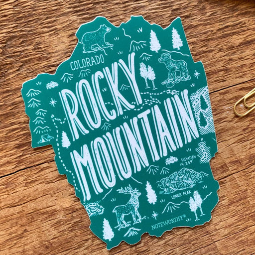 Rocky Mountain CO Vinyl Sticker