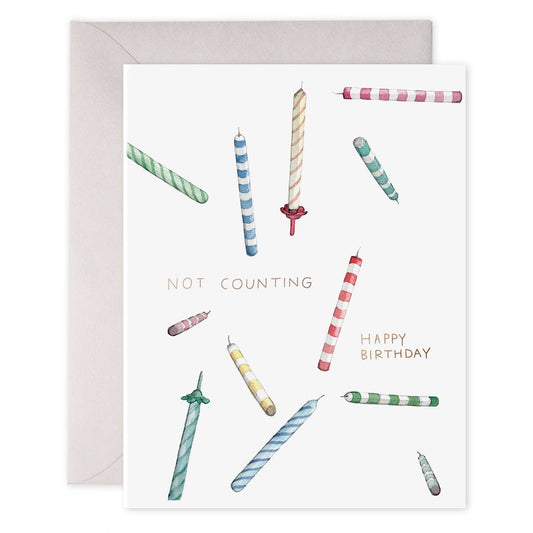 Not Counting Candles Birthday Card