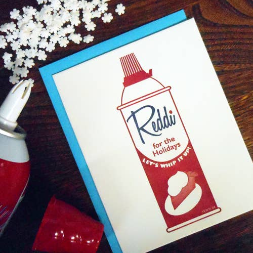 Reddi For the Holidays Whip Card