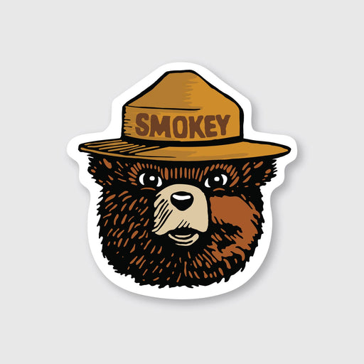 Smokey Bear Vinyl Sticker