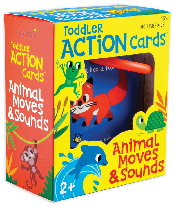 Animal Moves & Sounds Toddler Action Cards