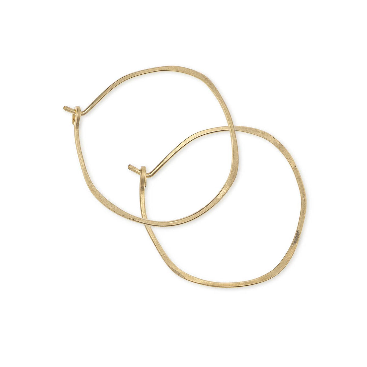 Minimal Imperfect Hoop Earrings