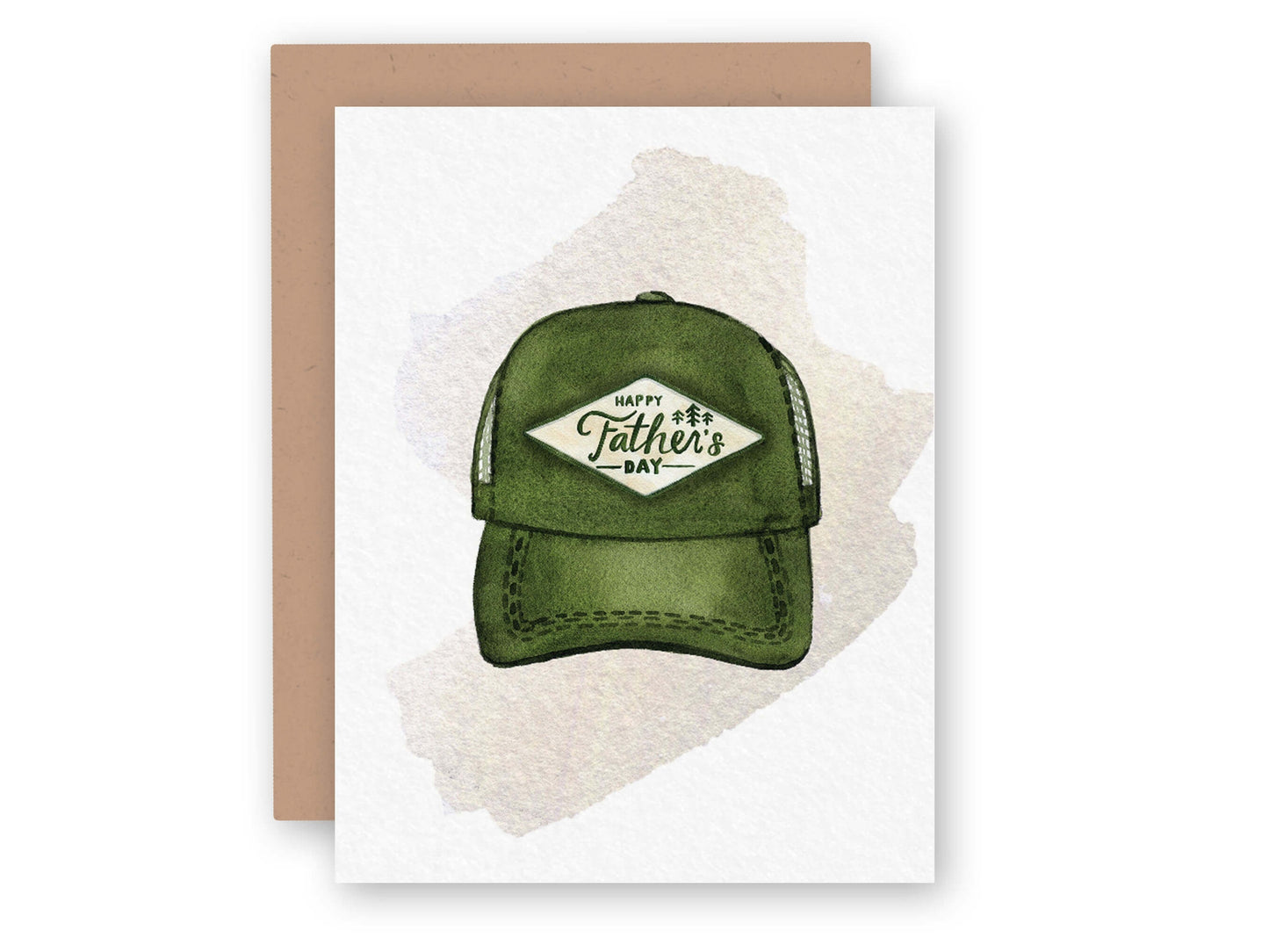 Trucker Hat Dad Fathers Day Card