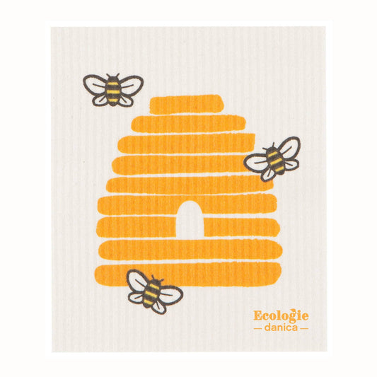 Bees Swedish Dishcloth