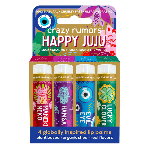 Happy Juju 4 Pack Lip Balm