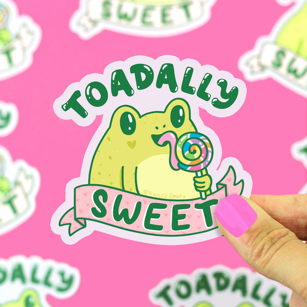 Toadally Sweet Vinyl Sticker
