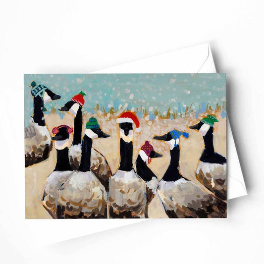 Gaggle of Carolers Card