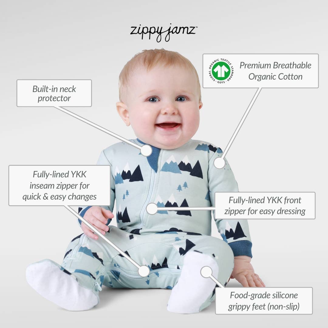 Little Adventurer Mountains Baby Bodysuit