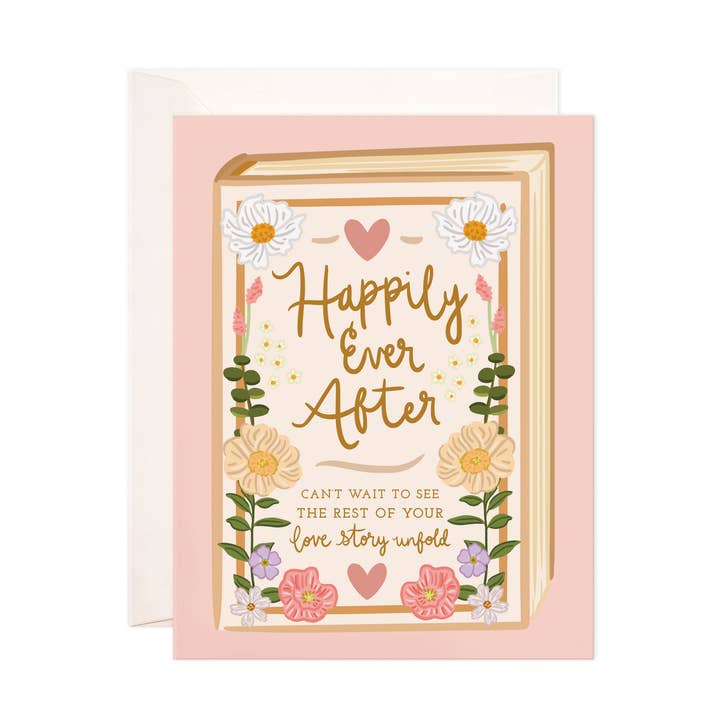 Love Story Unfold Book Wedding Card