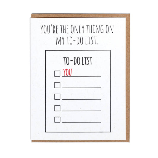 Only To Do List Card