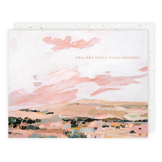 You are More Than Enough Mountain Card