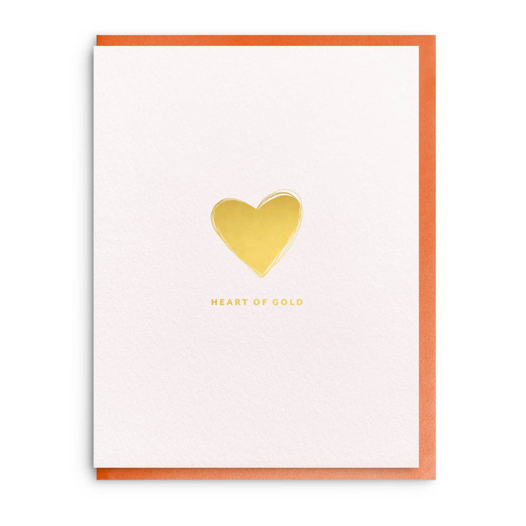 Heart of Gold Foil Card