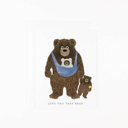 Love You Papa Bear Card