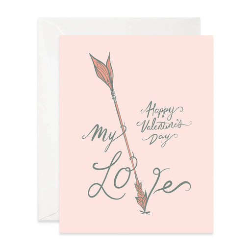 My Love Arrow Valentines Day Card