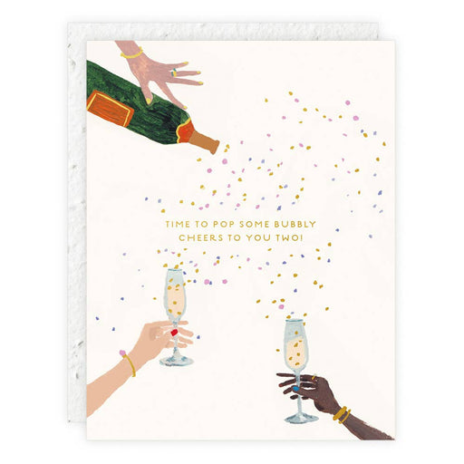 Pop Some Bubbly Congrats You Two Card