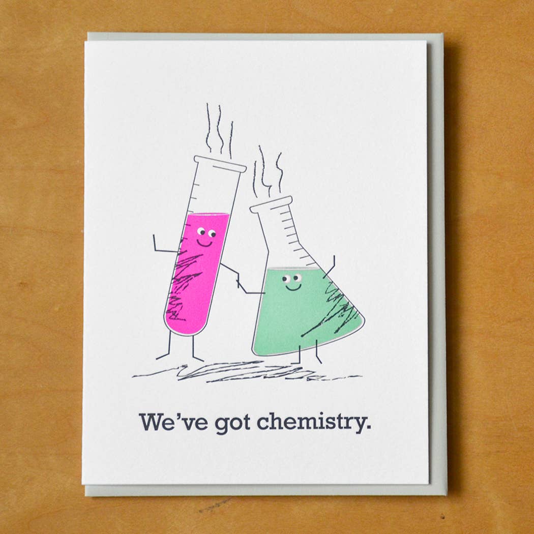 Beakers Weve Got Chemistry Card