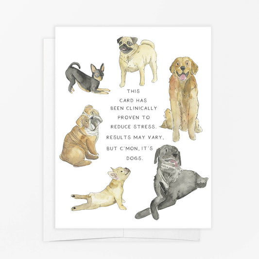 Clinically Reduce Stress Dog Card