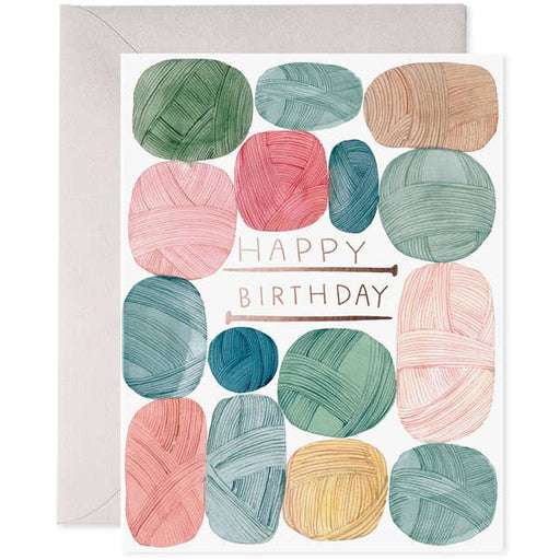 Knit Birthday Wishes Card