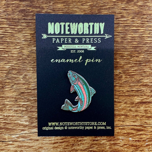 Trout Fish Enamel Pin