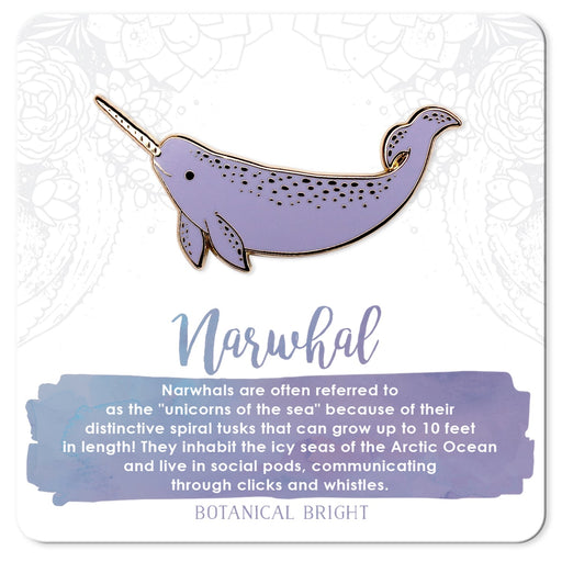 Narwhal Enamel Pin