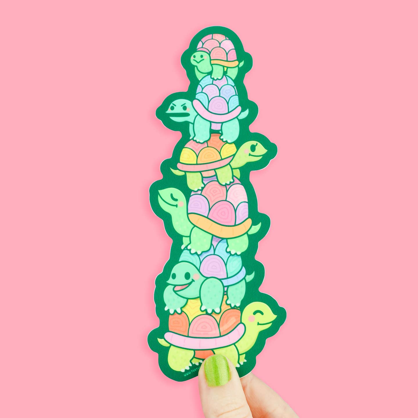Turtle Stack Long Decal Sticker