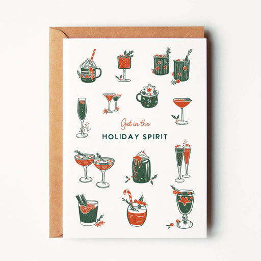 Get in the Holiday Spirit Cocktail Card