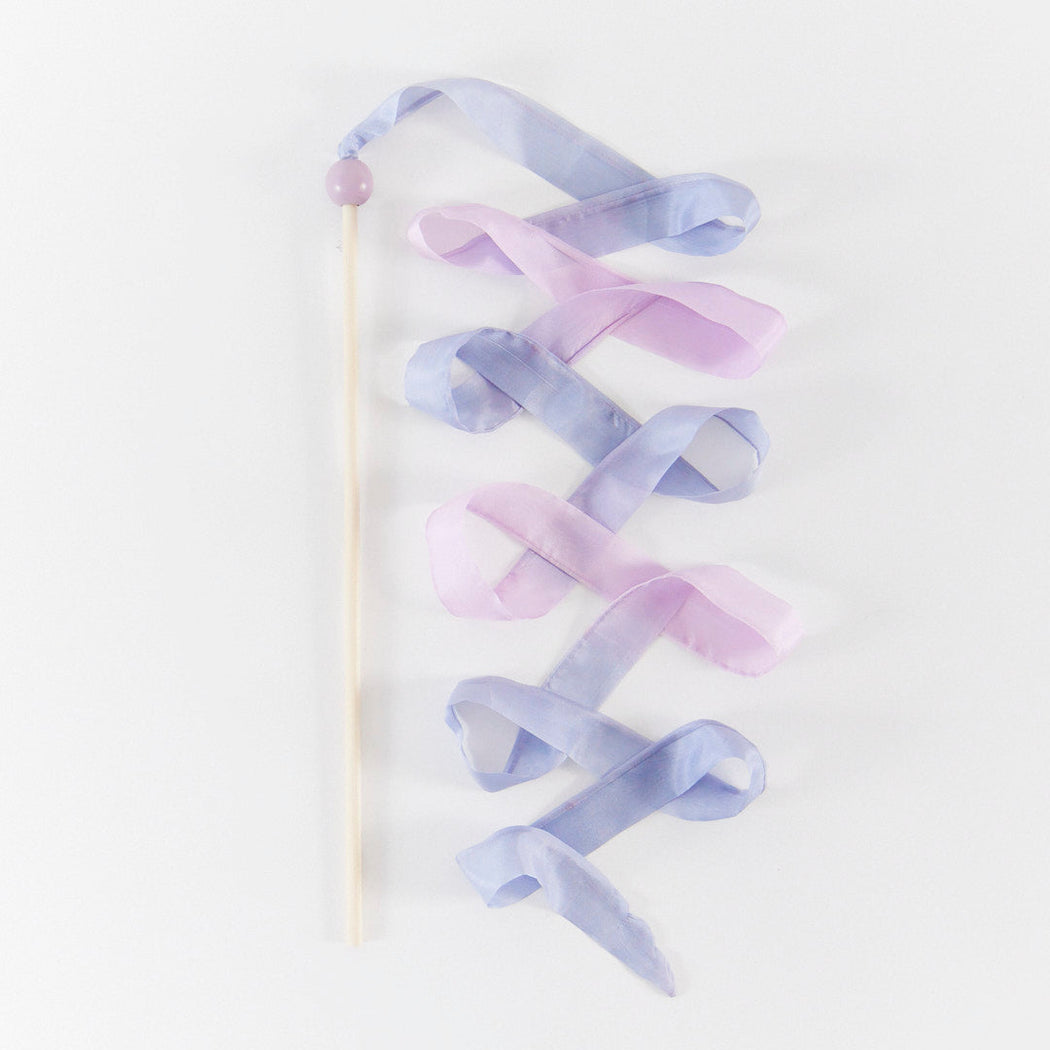 Silk & Wood Streamer Wand