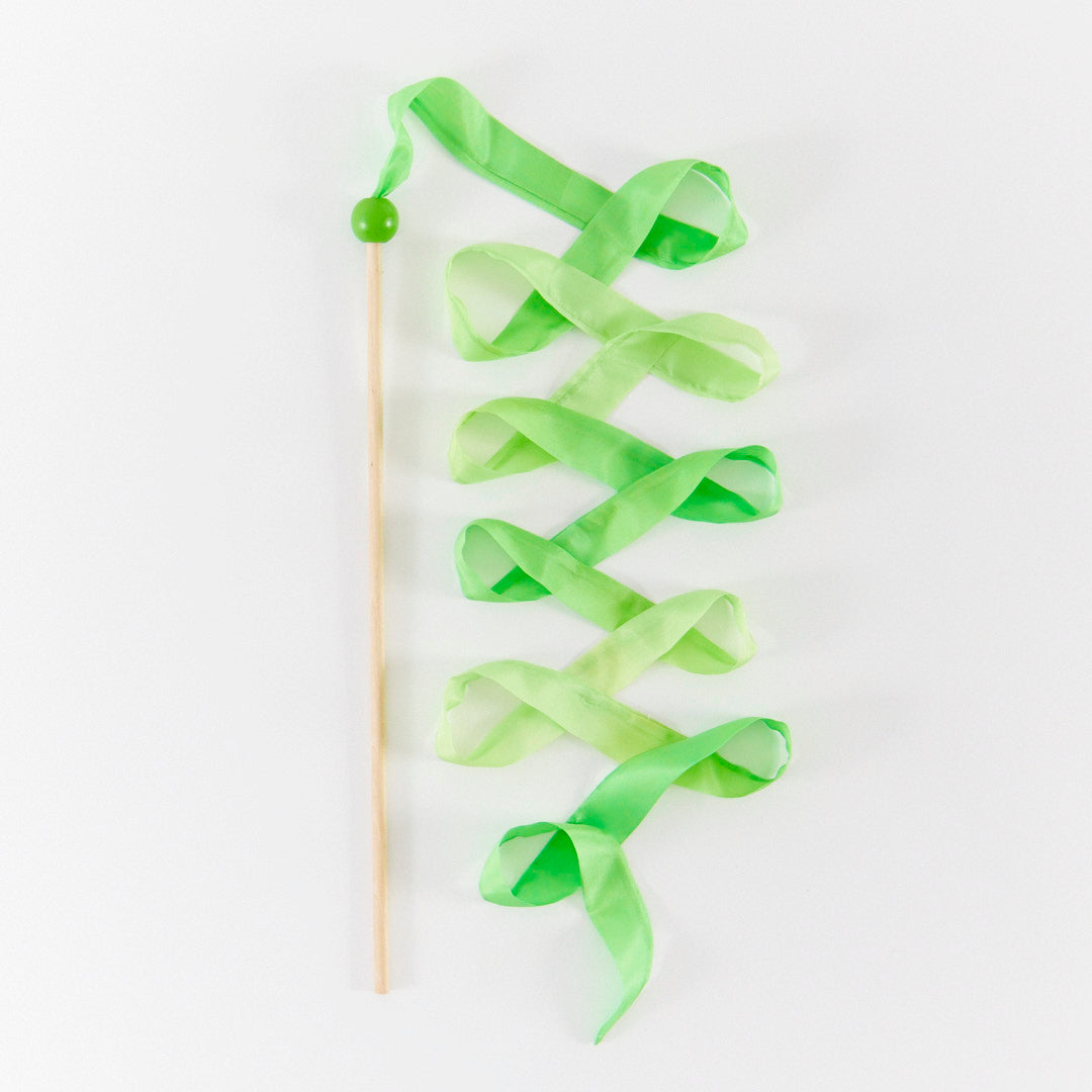 Silk & Wood Streamer Wand