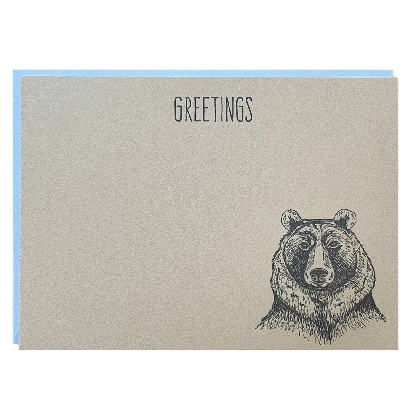 Greetings Bear Flat Note Set