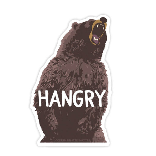 Hangry Bear Vinyl Sticker