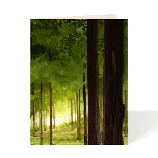 Out of the Woods Blank Card