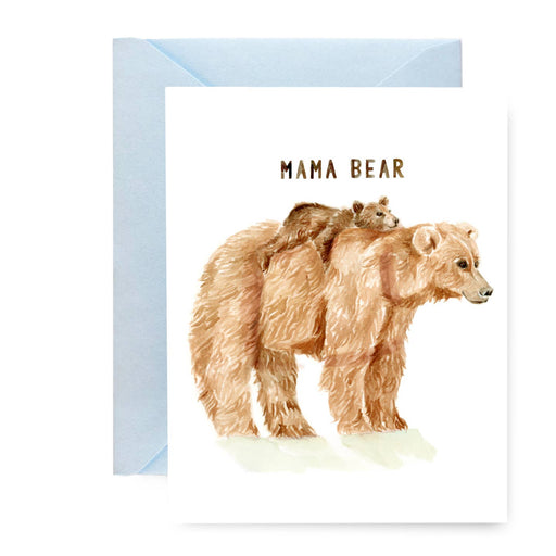 Mama Bear Watercolor Card