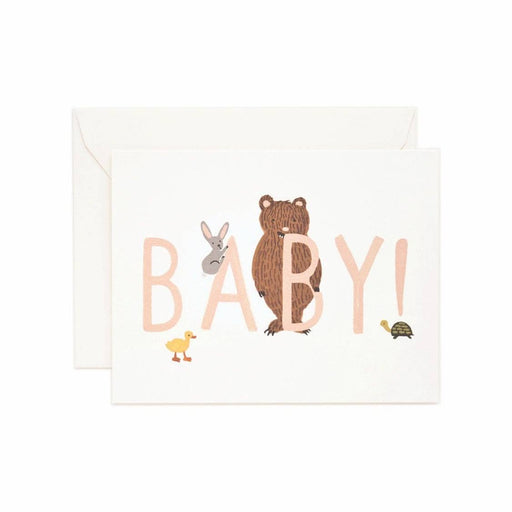 Peach Baby Card