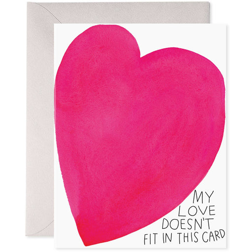 Heart My Love Doesnt Fit in This Card