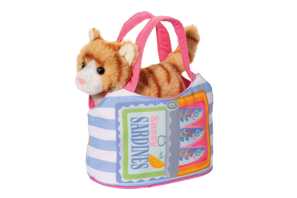 Sardine Sassy Pet Sak Striped Cat
