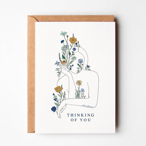 Thinking of You Creative Bloom Woman Card