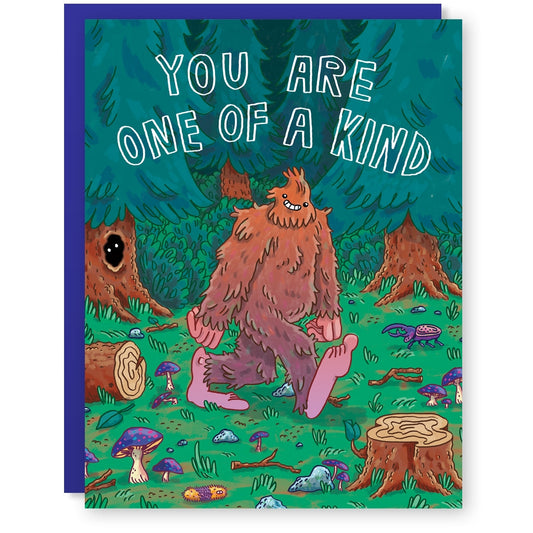 Bigfoot One of a Kind Card